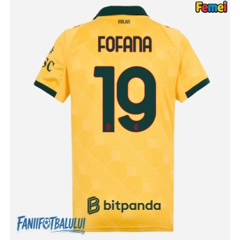 AC Milan Youssouf Fofana #19 Tricou Fotbal Replică 2025-26 Femei Treilea